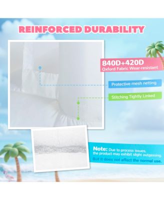 3-in-1 Inflatable Bounce House with Slide and Ball Pit