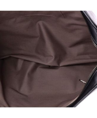 Shoulder Briefcase Intrecciato Leather