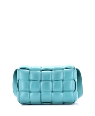 Small Cassette Crossbody Bag Padded Maxi Intrecciato Leather