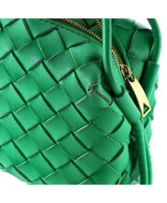 Small Loop Crossbody Bag Intrecciato Nappa