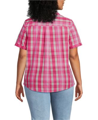 Women's Plus Size Wrinkle Free No Iron Shirt