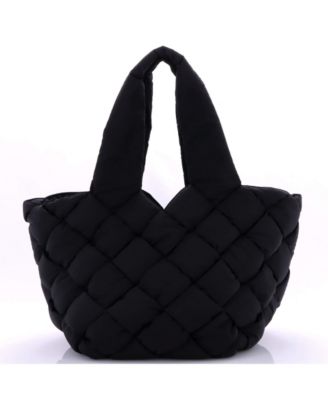 Cassette Paper Tote Intrecciato Nylon