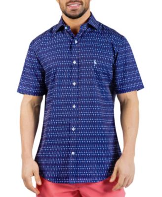 Men's Martini Glasses Printed Performance Short Sleeve Shirt