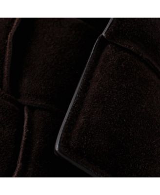 Cassette Chain Crossbody Bag Padded Maxi Intrecciato Suede