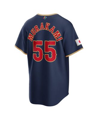 Men's Munetaka Murakami Navy Japan Baseball 2026 World Baseball Classic Road Stadium Jersey