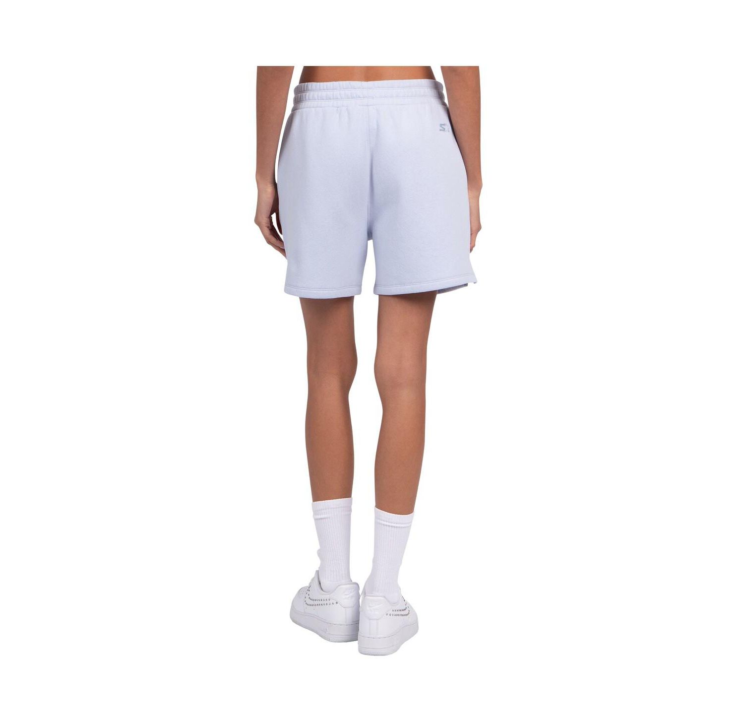 Women's Blue New York Knicks Pastel High Waisted Shorts