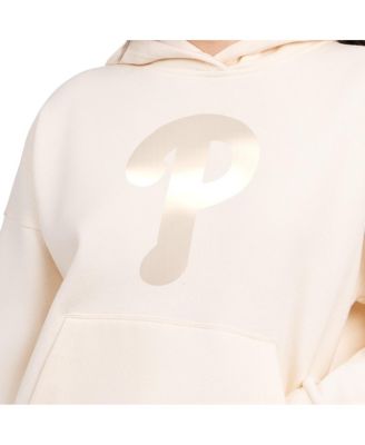 Women's Cream Philadelphia Phillies Pastel Relaxed Hoodie