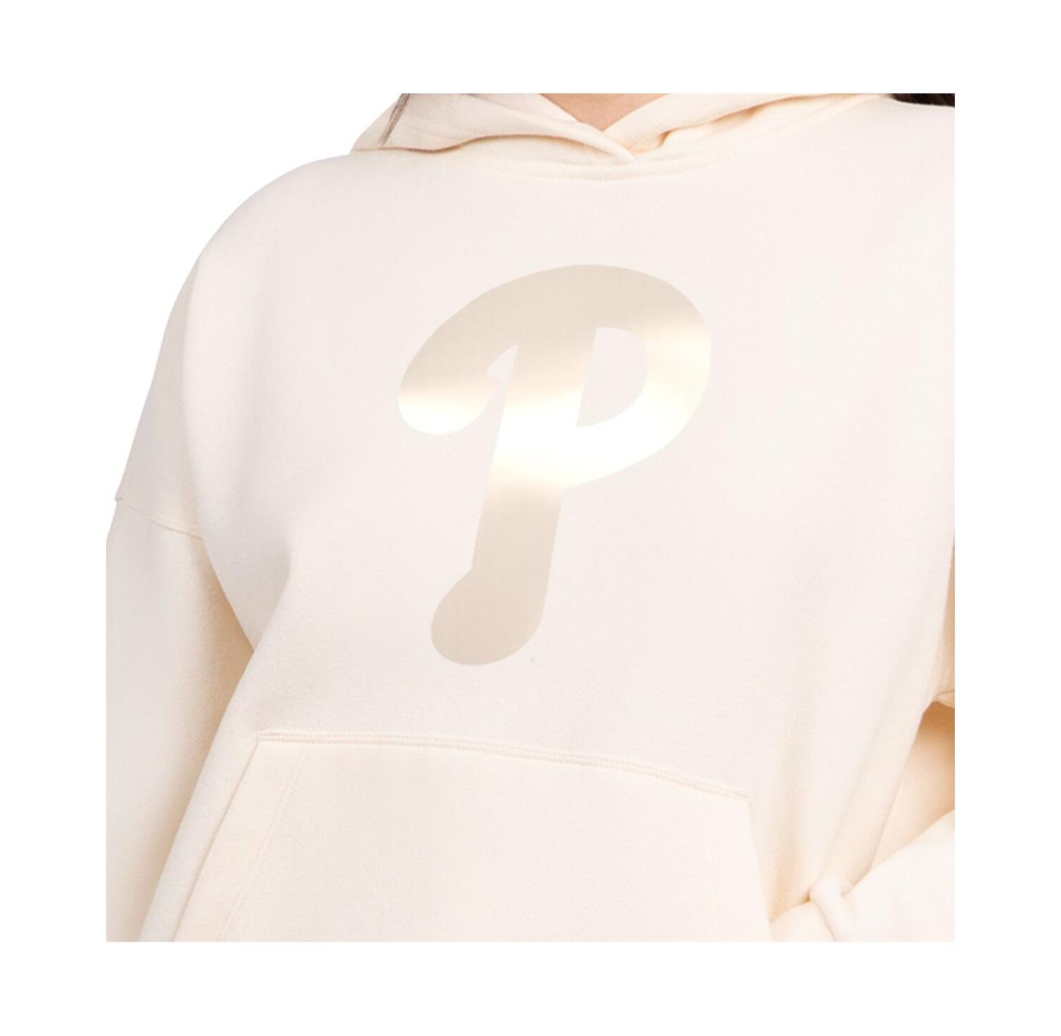 Women's Cream Philadelphia Phillies Pastel Relaxed Hoodie