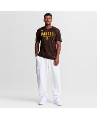 Men's Brown San Diego Padres Authentic Collection Velocity Dri-FIT T-Shirt
