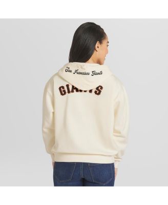 Women's Cream San Francisco Giants Full-Zip Hoodie