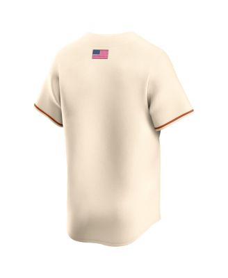Men's Cream Texas Longhorns Alternate Limited Baseball Jersey