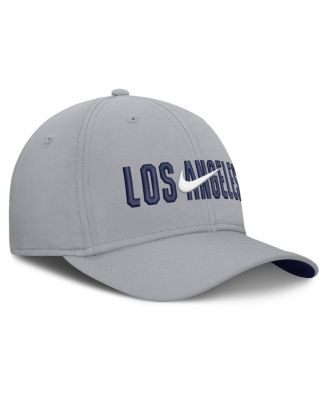 Men's Gray Los Angeles Dodgers Primetime Rise Dri-FIT Flex Hat