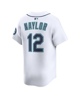 Men's Josh Naylor White Seattle Mariners Home Limited Jersey