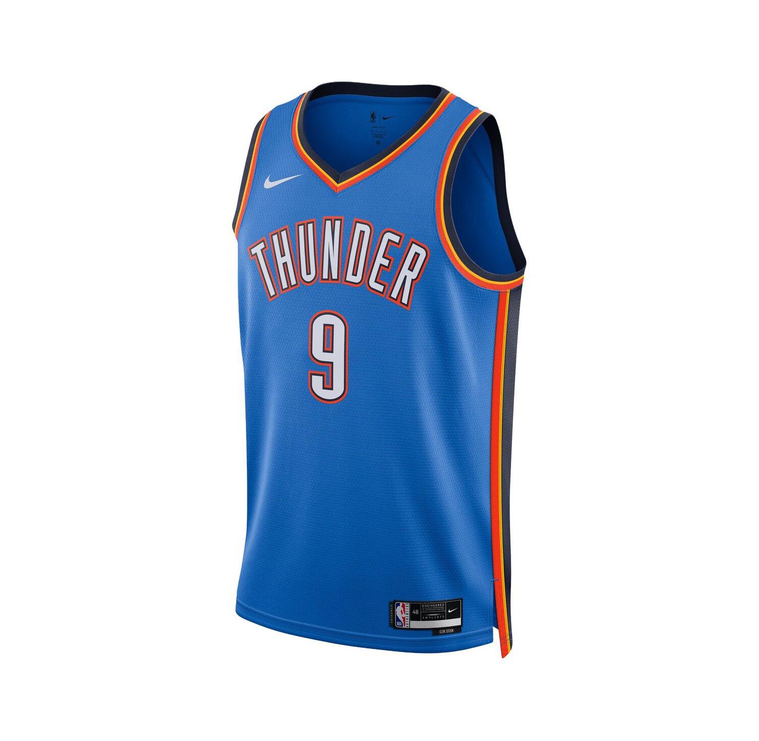 Men's and Women's Alex Caruso Blue Oklahoma City Thunder Swingman Jersey