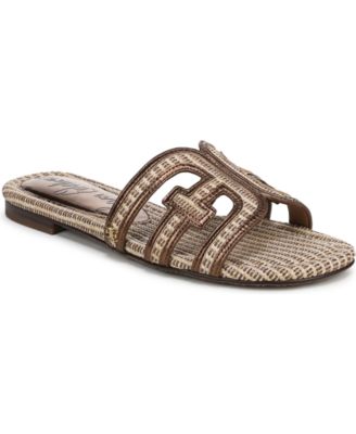 Bay Slip-On Flat Leather Casual Sandals