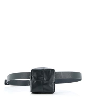 Cassette Stretch Pouch Belt Bag Maxi Intrecciato Leather