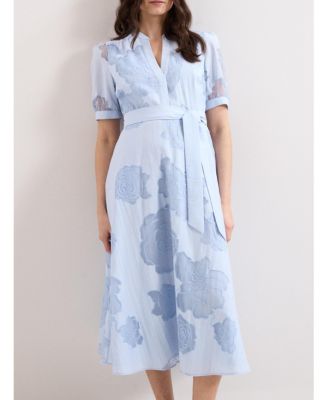 Women's Queenie Belted Midi Dress