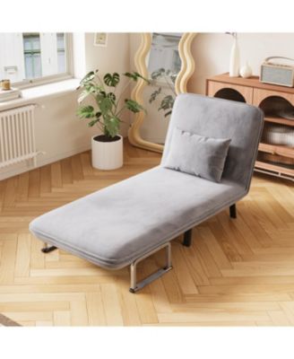Tri-Fold Sofa Bed with Adjustable Backrest