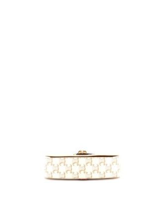Tabou Clutch with Strap Triomphe Coated Canvas