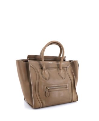 Mini Luggage Bag Smooth Leather