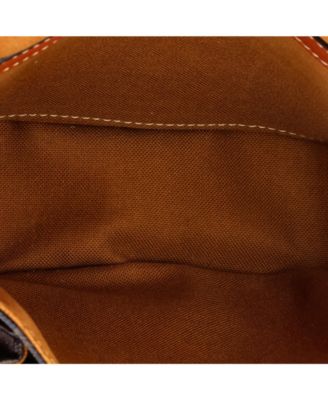 Medium Folco Bag Triomphe Coated Canvas