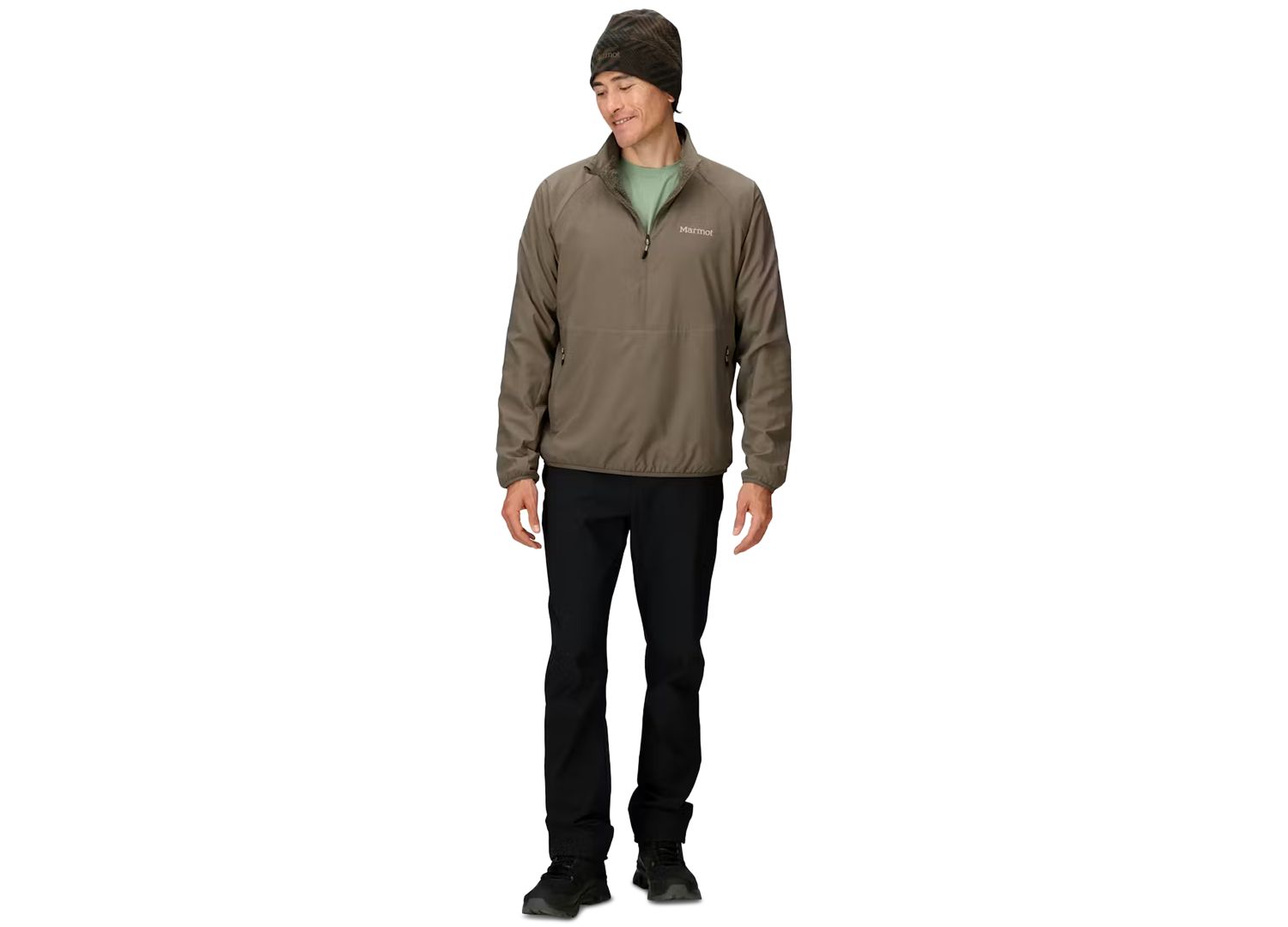 Men's PrimaLoft Half-Zip Pull-On Jacket