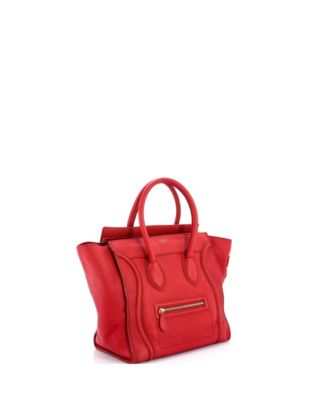 Mini Luggage Bag Grainy Leather