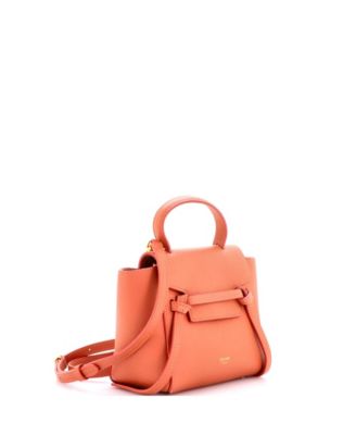 Nano Belt Bag Textured Leather