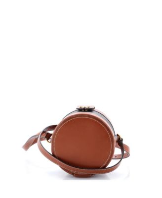 Small Tambour Bag Triomphe Coated Canvas