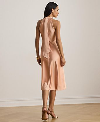 bronze colored formal dresses Mirabel Bronze Metallic Gown