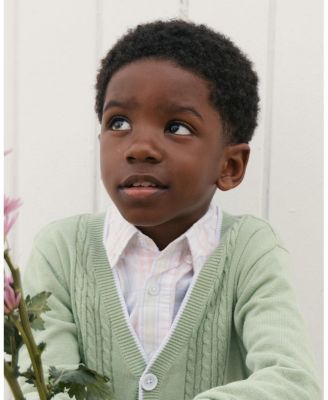 Boys Hope and Henry Organic Long Sleeve Stretch Poplin Shirt