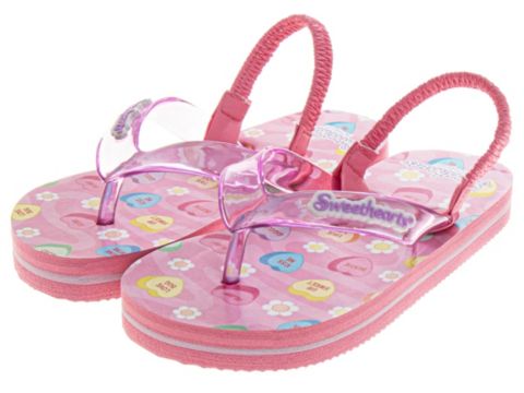 Сандалии Sweethearts Shoes Flip Flops, Sandals Beach and Pool Shoes, Slip on. для девочек