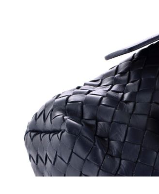 Medium Square Flap Messenger Bag Intrecciato Nappa