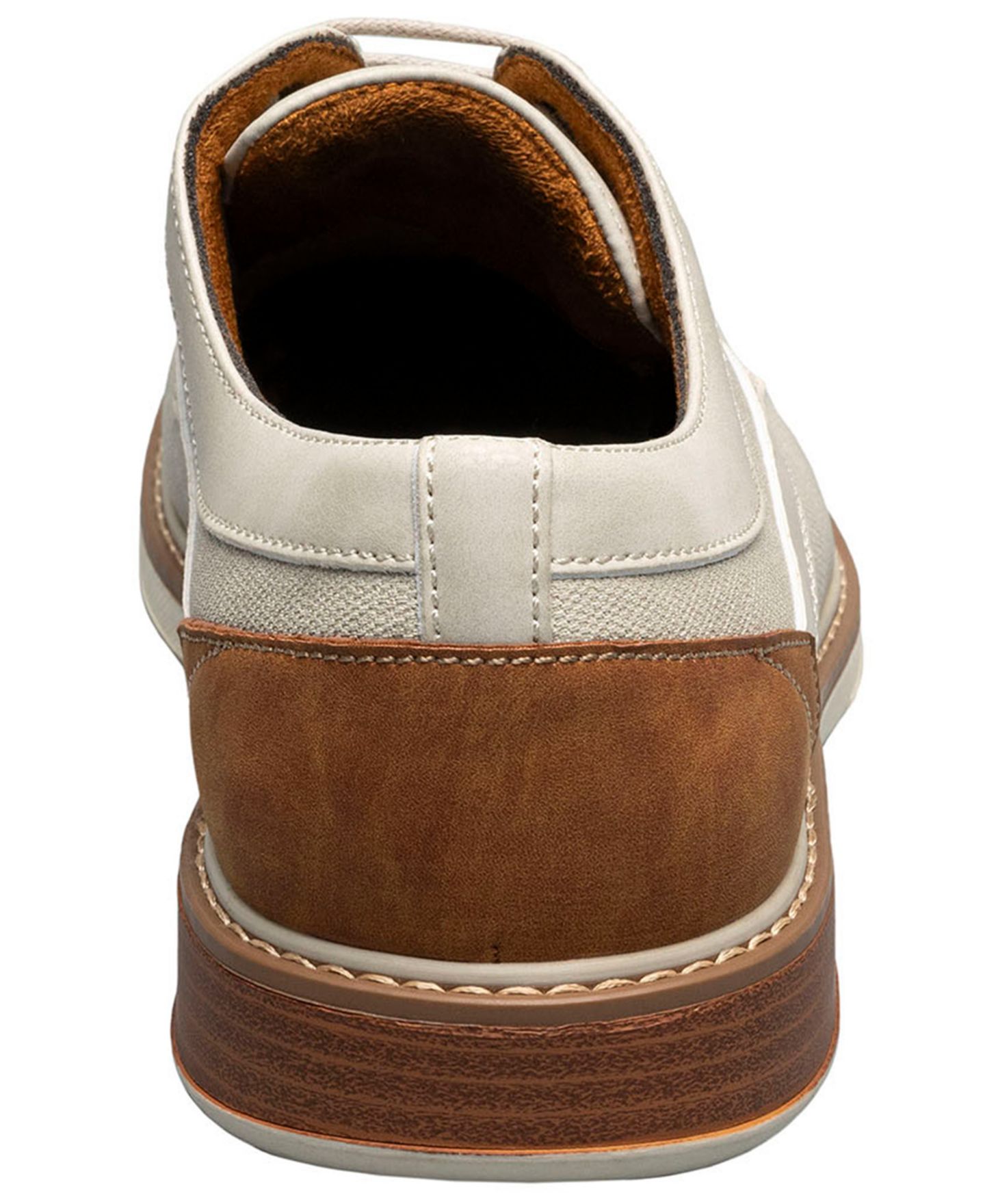 Обувь Stacy Adams Men's Phineas Plain-Toe Lace-Up Shoes, цвет: Бежевый — фото 3