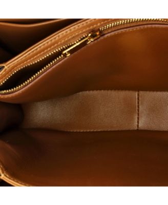 Medium Triomphe Shoulder Bag Canvas with Leather