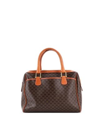 Medium Vintage Boston Bag Macadam Coated Canvas