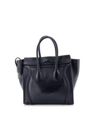 Micro Luggage Bag Grainy Leather