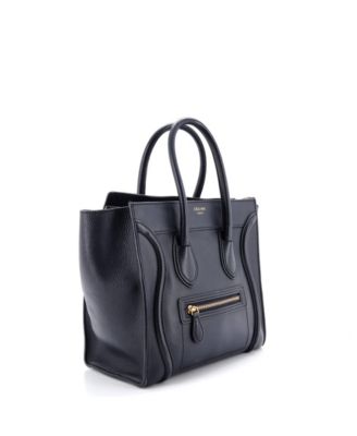 Micro Luggage Bag Grainy Leather