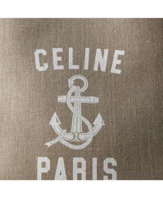 Small Vertical Cabas Tote Printed Canvas and Leather