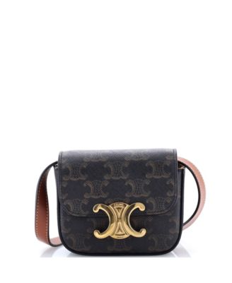 Mini Triomphe Shoulder Bag Triomphe Coated Canvas