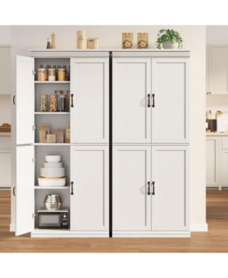 Pantry Cabinet, Freestanding Kitchen Pantry Storage Cabinet,70 in Cupboard, Tall Storage Cabinet with Doors and Adjustable Shelves