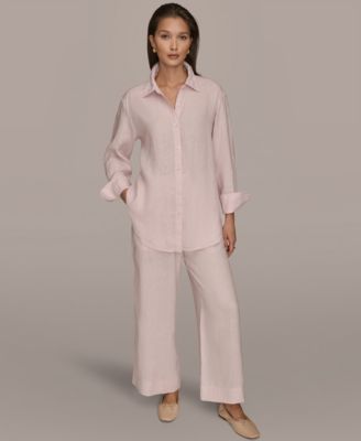 Women's Button-Down Linen Shirt