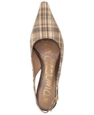 Women's Bianka Leather Slingback Pumps