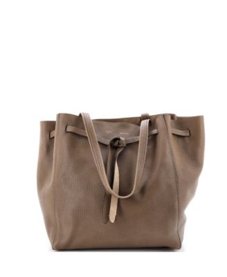 Medium Phantom Tie Cabas Tote Leather
