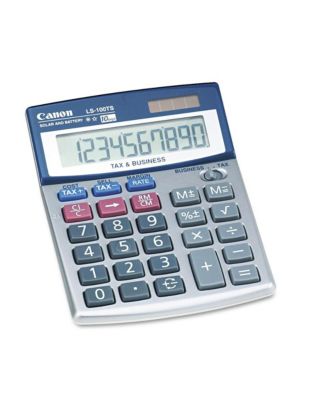 5936A028 LS-100TS 10-Digit LCD Portable Business Calculator