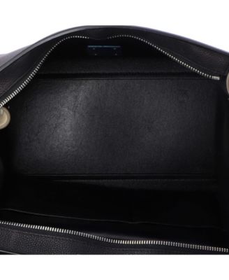 Small Trapeze Bag Leather with Patent