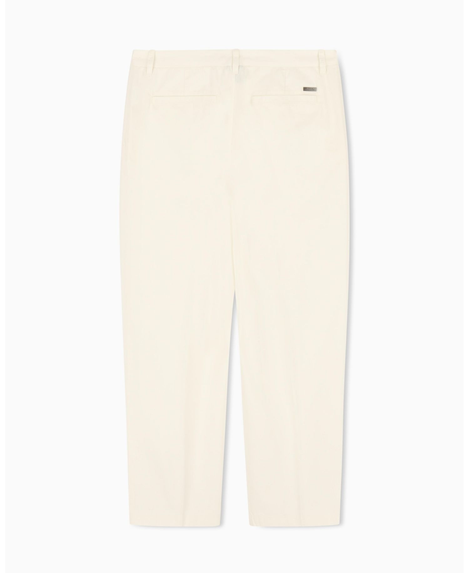 Men's White Edition Cotton Pleat Pants
