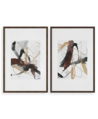 Interjection Abstract Prints, Set of 2