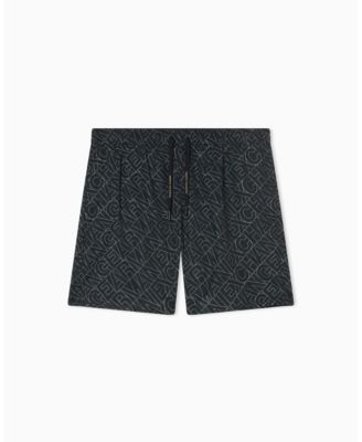 Men's Logo Print Swim Trunk