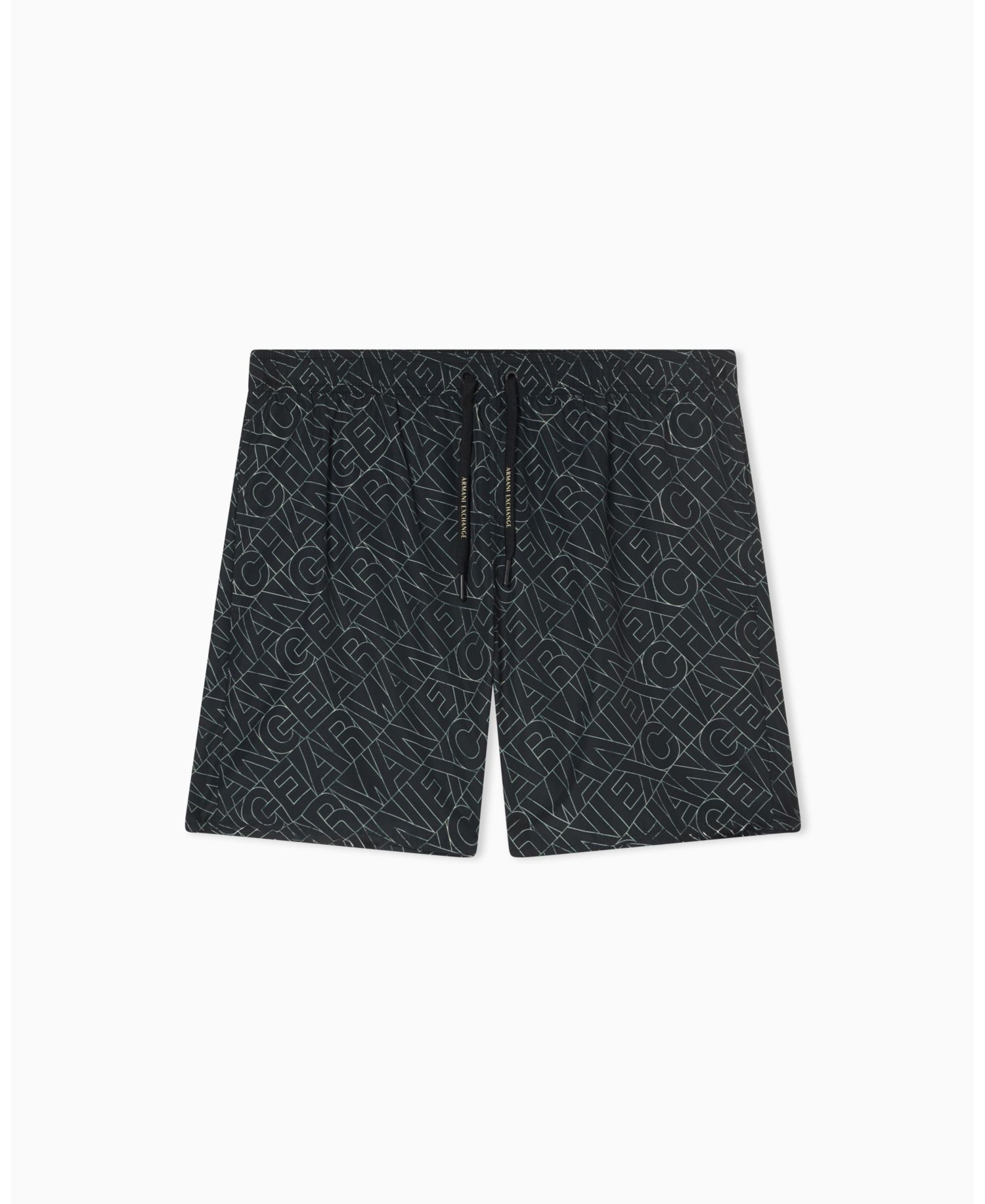 Men's Logo Print Swim Trunk